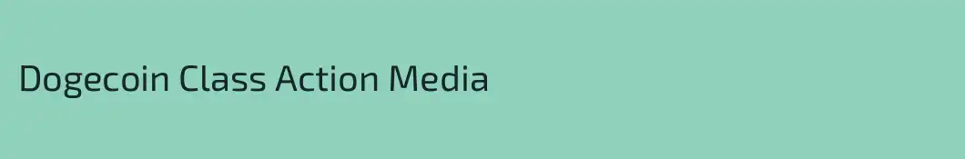 Dogecoin Class Action Media